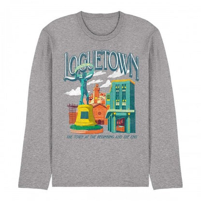 Front - One Piece Unisex Adult Loguetown The Beginning And The End Long-Sleeved T-Shirt