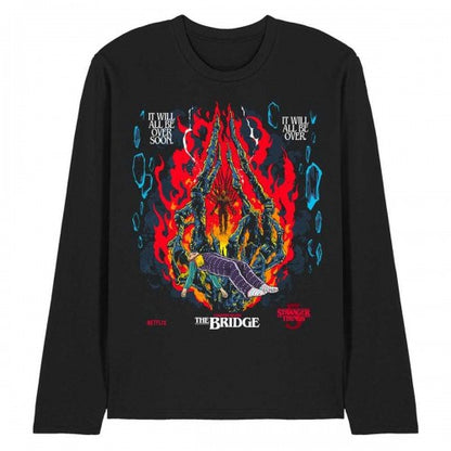 Front - Stranger Things 5 Unisex Adult Butcher Billy Chapter 7 Long-Sleeved T-Shirt