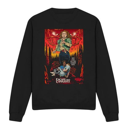 Front - Stranger Things 5 Unisex Adult Butcher Billy Chapter 6 Sweatshirt