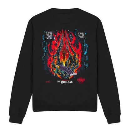 Front - Stranger Things 5 Unisex Adult Butcher Billy Chapter 7 Sweatshirt