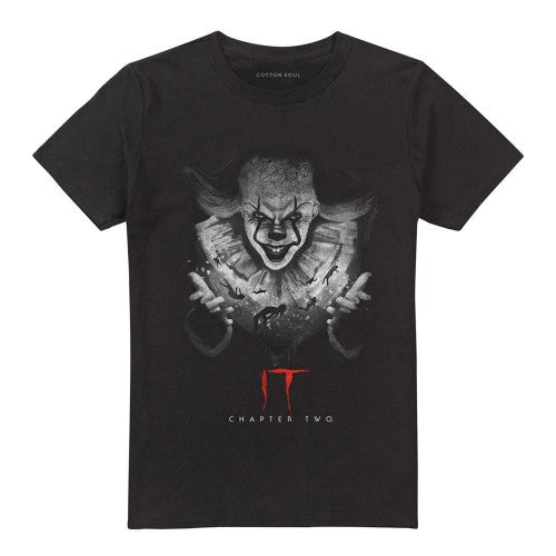 Front - It Chapter 2 Unisex Adult In The Dark Pennywise T-Shirt