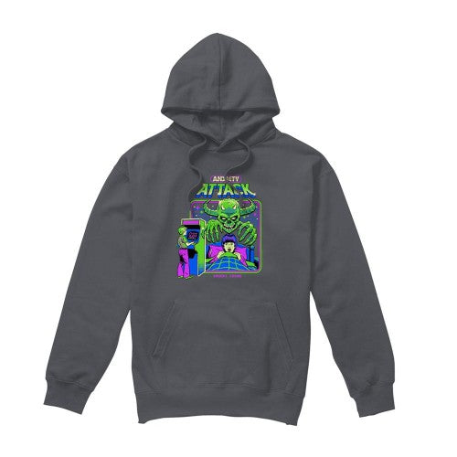 Front - Steven Rhodes Unisex Adult Anxiety Attack Hoodie