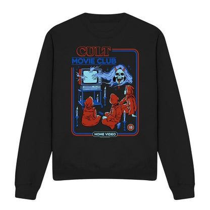 Front - Steven Rhodes Unisex Adult Cult Movie Club Sweatshirt