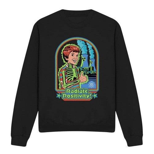 Front - Steven Rhodes Unisex Adult Radiate Positivity Sweatshirt