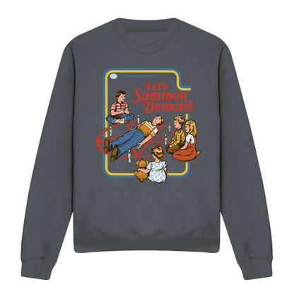 Front - Steven Rhodes Unisex Adult Let´s Summon Demons Sweatshirt