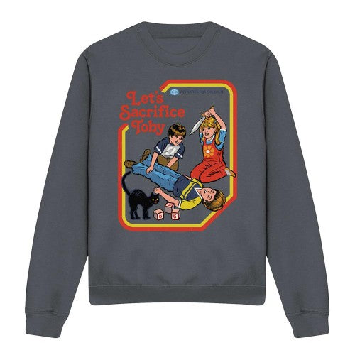 Front - Steven Rhodes Unisex Adult Let´s Sacrifice Toby Sweatshirt