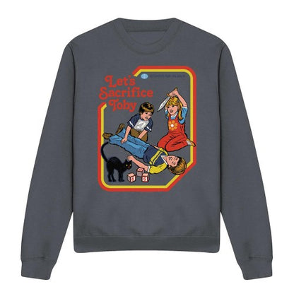 Front - Steven Rhodes Unisex Adult Let´s Sacrifice Toby Sweatshirt