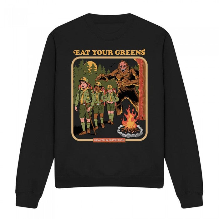Front - Steven Rhodes Unisex Adult Eat Your Greens Sweatshirt