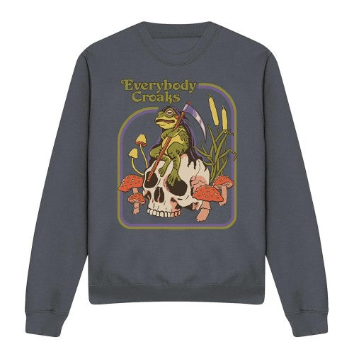 Front - Steven Rhodes Unisex Adult Everybody Croaks Sweatshirt