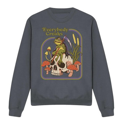 Front - Steven Rhodes Unisex Adult Everybody Croaks Sweatshirt