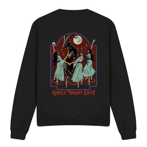 Front - Steven Rhodes Unisex Adult Girl´s Night Out Sweatshirt