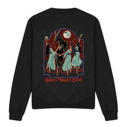 Front - Steven Rhodes Unisex Adult Girl´s Night Out Sweatshirt