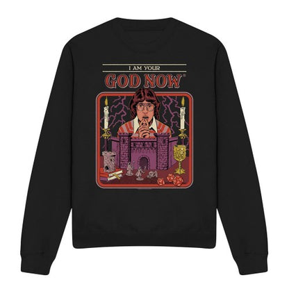 Front - Steven Rhodes Unisex Adult I Am Your God Now Sweatshirt