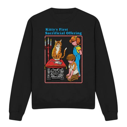 Front - Steven Rhodes Unisex Adult Kitty´s First Offering Sweatshirt