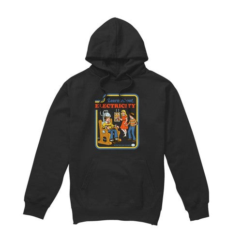 Front - Steven Rhodes Unisex Adult Learn About Electricity Hoodie