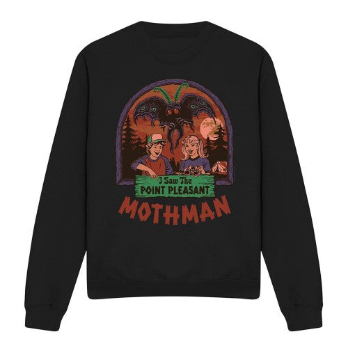 Front - Steven Rhodes Unisex Adult I Saw The Mothman Sweatshirt