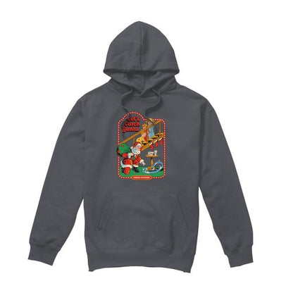 Front - Steven Rhodes Unisex Adult Let´s Catch Santa Hoodie