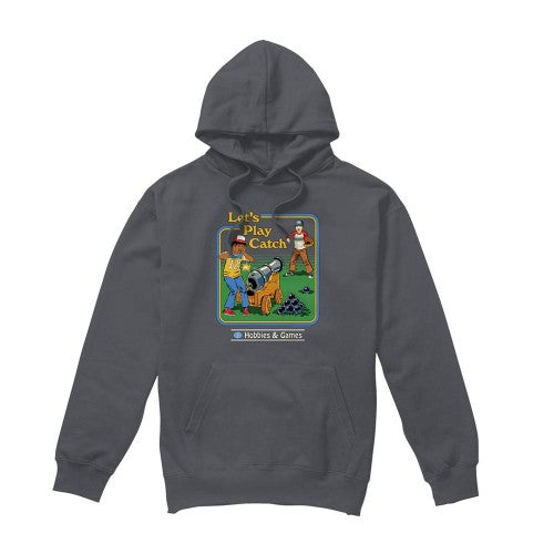Front - Steven Rhodes Unisex Adult Let´s Play Catch Hoodie