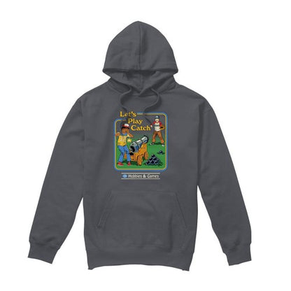 Front - Steven Rhodes Unisex Adult Let´s Play Catch Hoodie