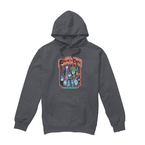 Front - Steven Rhodes Unisex Adult Quest For Cats Hoodie