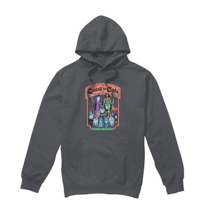 Front - Steven Rhodes Unisex Adult Quest For Cats Hoodie