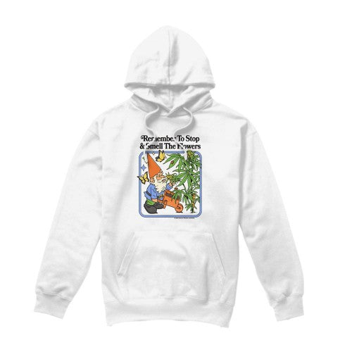 Front - Steven Rhodes Unisex Adult Smell The Flowers Hoodie
