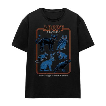 Front - Steven Rhodes Womens/Ladies Adopt A Familiar T-Shirt