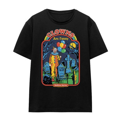 Front - Steven Rhodes Womens/Ladies Clowns Are Funny T-Shirt