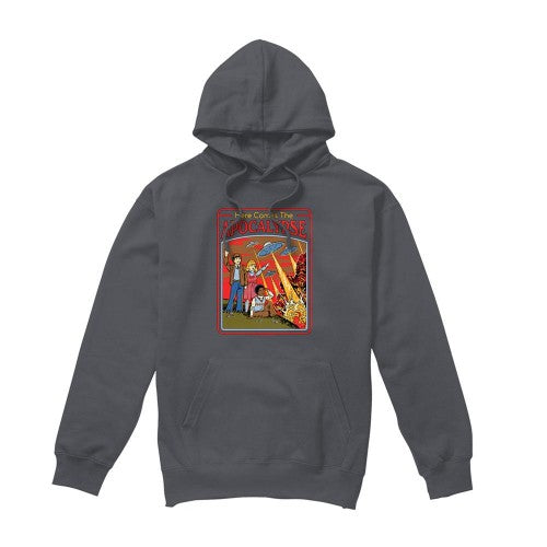 Front - Steven Rhodes Unisex Adult Here Comes The Apocalypse Hoodie