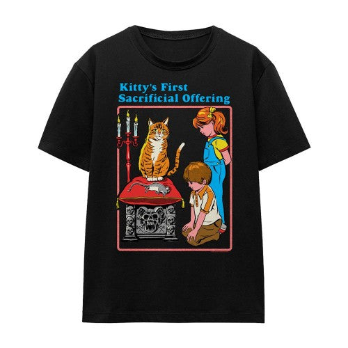 Front - Steven Rhodes Womens/Ladies Kittys First Offering T-Shirt