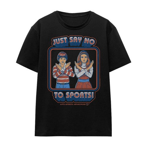 Front - Steven Rhodes Womens/Ladies Say No To Sports T-Shirt