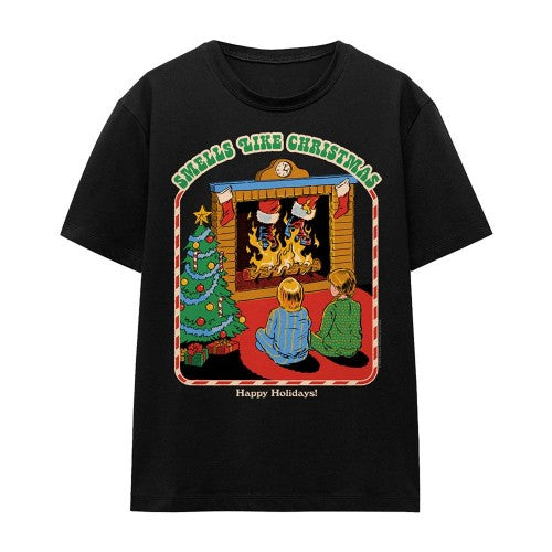 Front - Steven Rhodes Womens/Ladies Smells Like Christmas T-Shirt