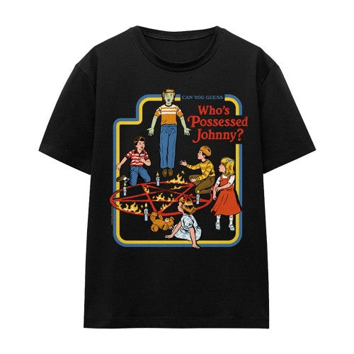 Front - Steven Rhodes Womens/Ladies Who´s Possessed Johnny T-Shirt