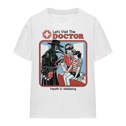 Front - Steven Rhodes Womens/Ladies Lets Visit The Doctor T-Shirt