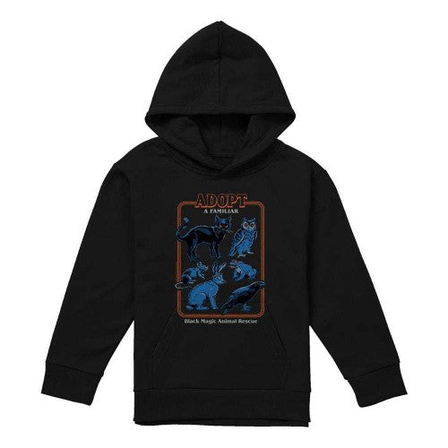 Front - Steven Rhodes Childrens/Kids Adopt A Familiar Hoodie