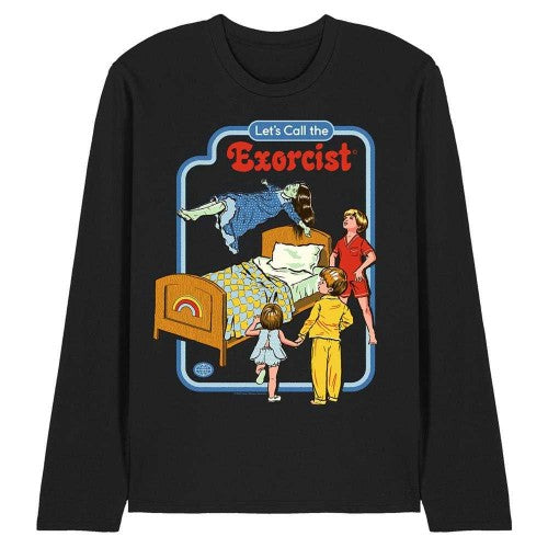 Front - Steven Rhodes Unisex Adult Lets Call The Exorcist Long-Sleeved T-Shirt