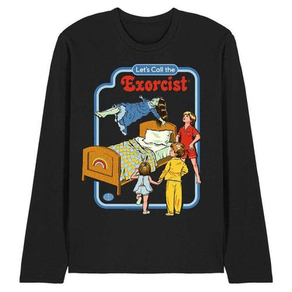 Front - Steven Rhodes Unisex Adult Lets Call The Exorcist Long-Sleeved T-Shirt