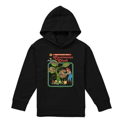 Front - Steven Rhodes Childrens/Kids Carnivorous Plant Hoodie