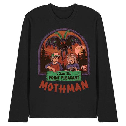 Front - Steven Rhodes Unisex Adult I Saw The Mothman Long-Sleeved T-Shirt
