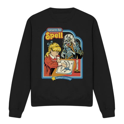 Front - Steven Rhodes Unisex Adult Learn To Spell Sweatshirt