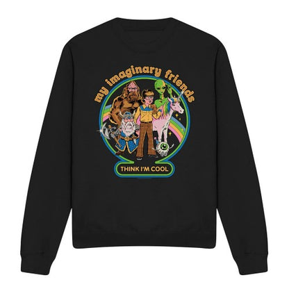 Front - Steven Rhodes Unisex Adult My Imaginary Friends Sweatshirt