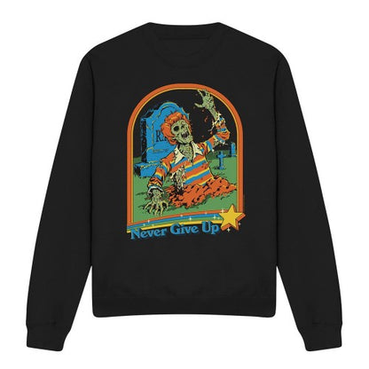 Front - Steven Rhodes Unisex Adult Never Give Up Sweatshirt