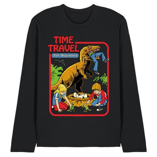Front - Steven Rhodes Unisex Adult Time Travel Long-Sleeved T-Shirt
