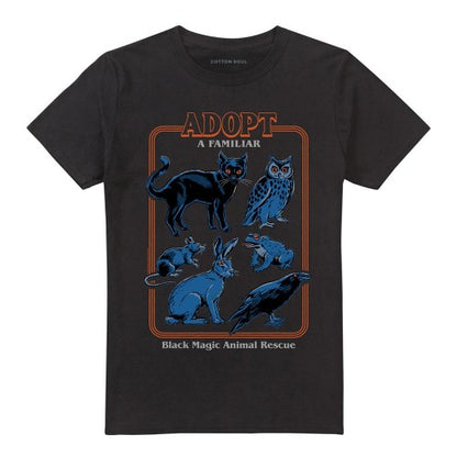 Front - Steven Rhodes Unisex Adult Adopt A Familiar T-Shirt