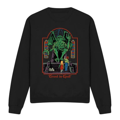 Front - Steven Rhodes Unisex Adult Trust In God Sweatshirt