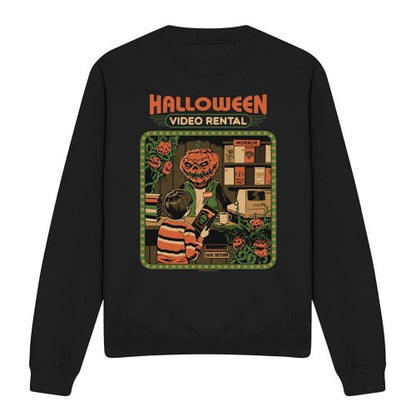 Front - Steven Rhodes Unisex Adult Video Rentals Sweatshirt