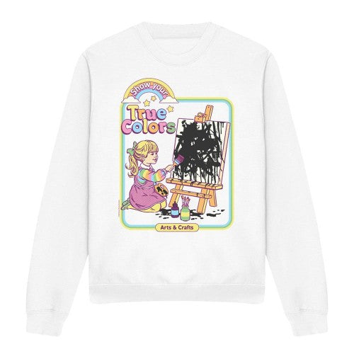 Front - Steven Rhodes Unisex Adult Show Your True Colors Sweatshirt