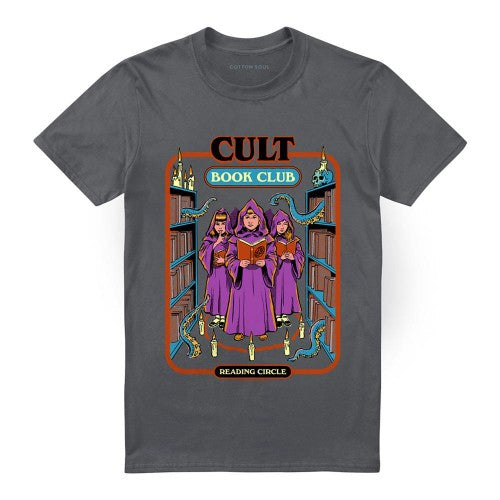 Front - Steven Rhodes Unisex Adult Cult Book Club T-Shirt