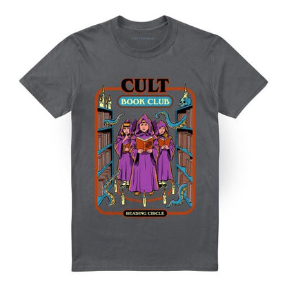 Front - Steven Rhodes Unisex Adult Cult Book Club T-Shirt
