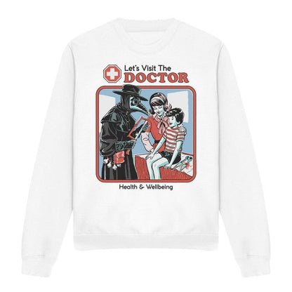Front - Steven Rhodes Unisex Adult Let´s Visit The Doctor Sweatshirt